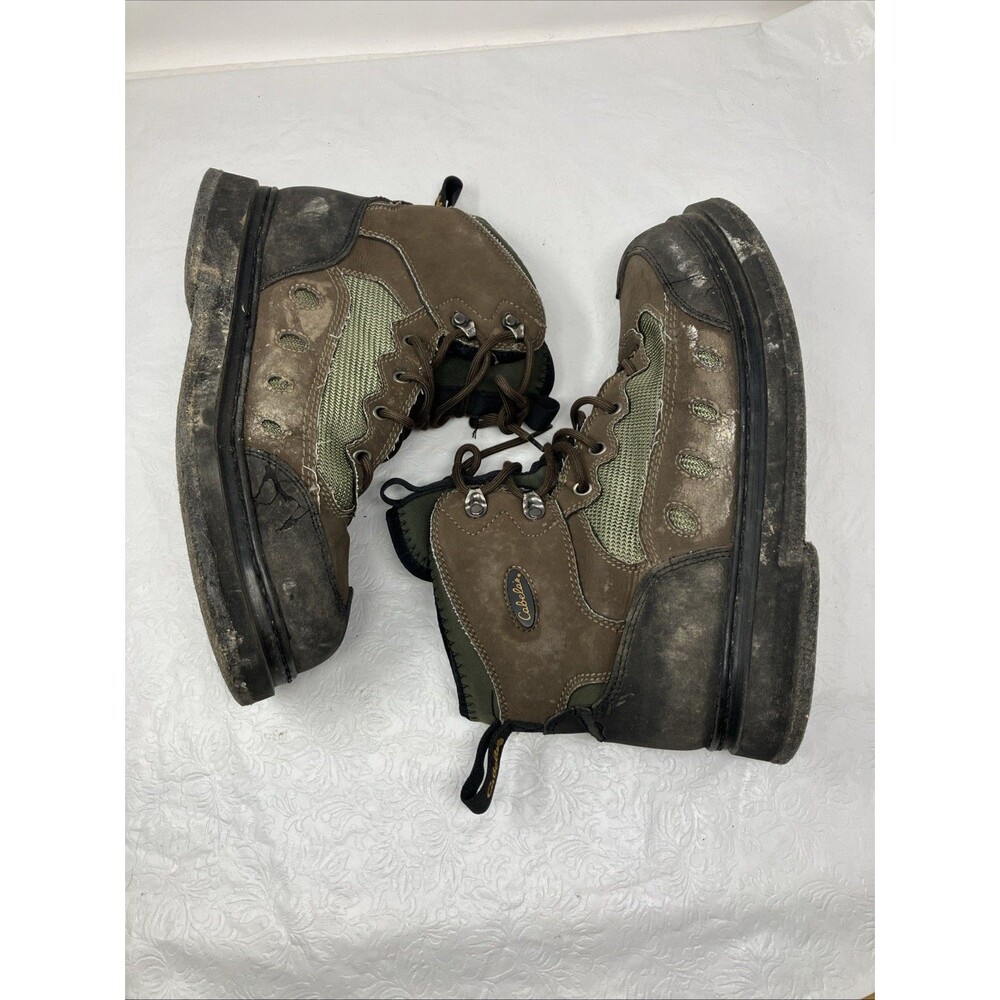 Cabela's Ultralight Studdable Felt Sole Fly Fishing Wading Boots Men's US 11
